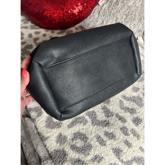 Y2k black leather chain strap handbag purse - guess - Picture 8 of 10